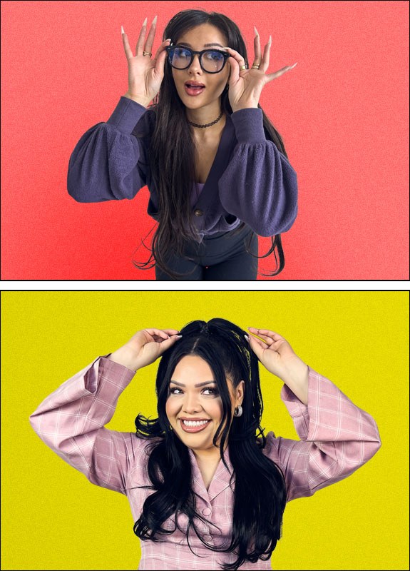 Clipping Path Sample - Model & Portrait Editing