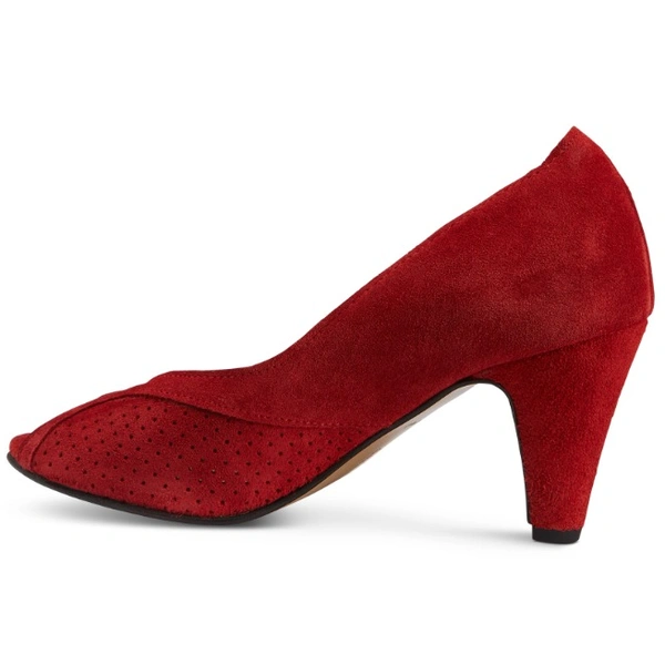 Suede High Heel with Natural Surface Shadow